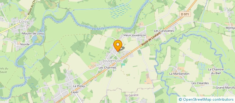 localisation de l'entreprise MONSIEUR ALAIN CERCY  JOUVENCON