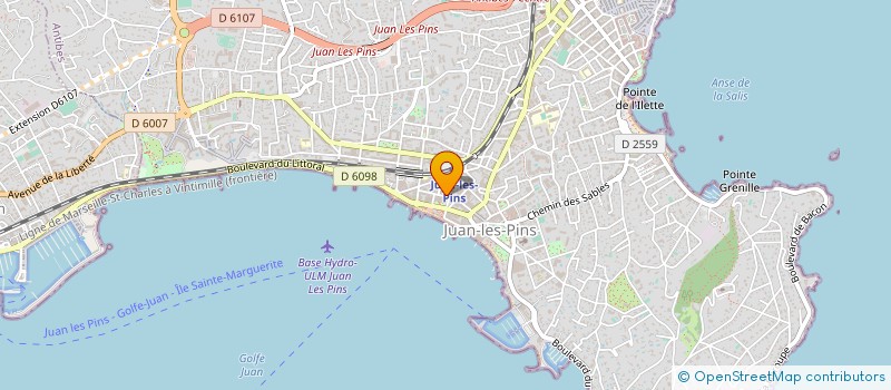 localisation de l'entreprise MONSIEUR ALAIN CESARI à ANTIBES