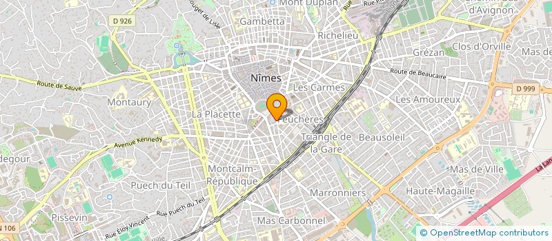 localisation de l'entreprise MONSIEUR ALAIN CHABADEL à NIMES