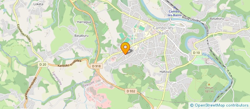 localisation de l'entreprise MONSIEUR ALAIN CHABANIER à CAMBO-LES-BAINS