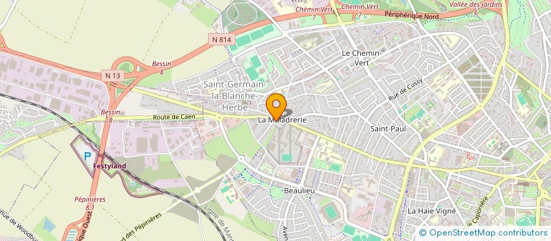 localisation de l'entreprise MONSIEUR ALAIN CHABERT à CAEN
