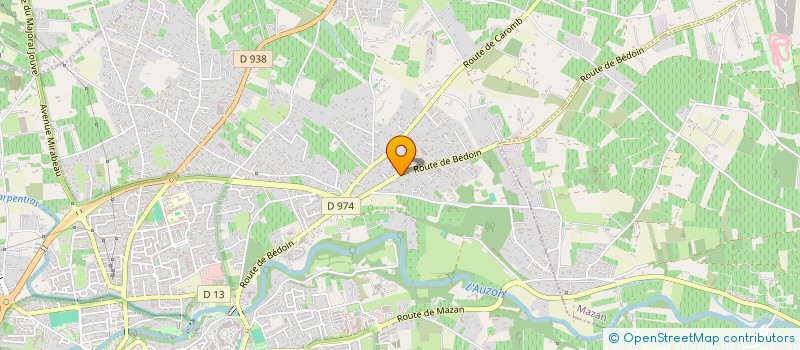 localisation de l'entreprise MONSIEUR ALAIN CHABOT  CARPENTRAS