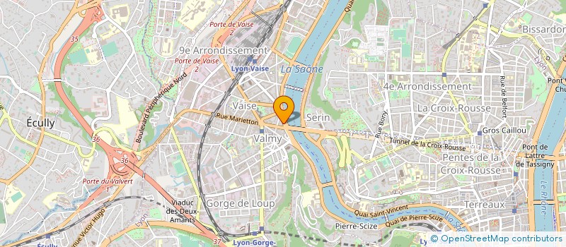 localisation de l'entreprise MONSIEUR ALAIN CHABOUD  LYON