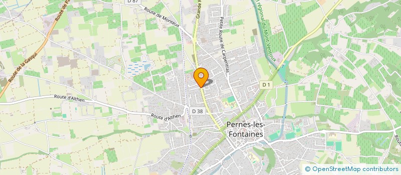 localisation de l'entreprise MONSIEUR ALAIN CHABRAN  PERNES-LES-FONTAINES