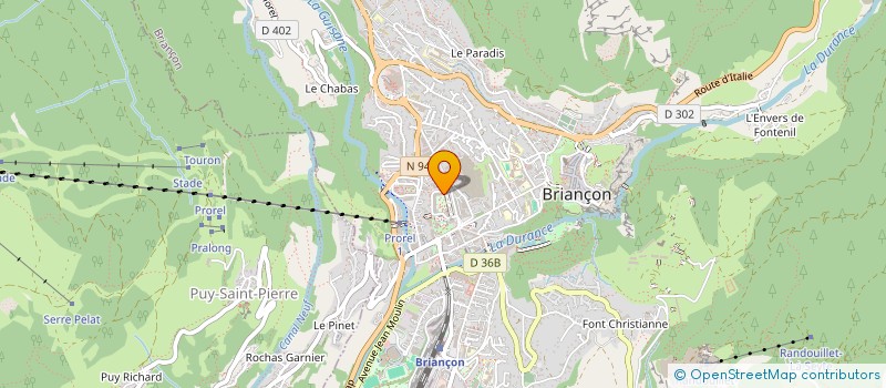 localisation de l'entreprise MONSIEUR ALAIN CHAFFREY LAURENS à BRIANCON