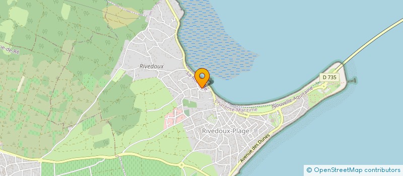 localisation de l'entreprise MONSIEUR ALAIN CHAIGNE  RIVEDOUX-PLAGE