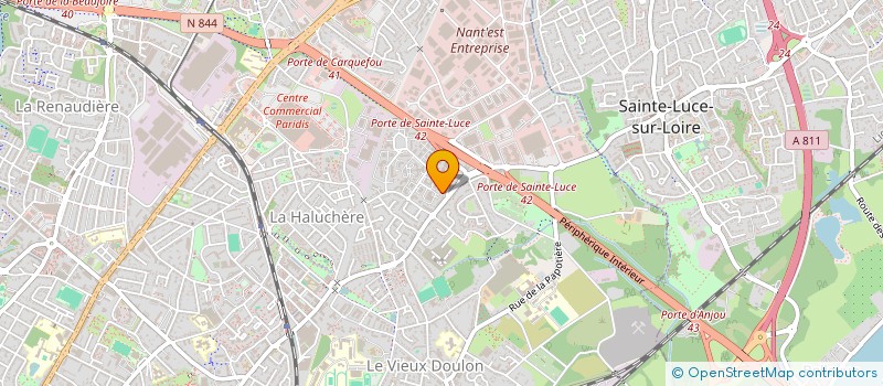 localisation de l'entreprise MONSIEUR ALAIN CHAILLOT  NANTES