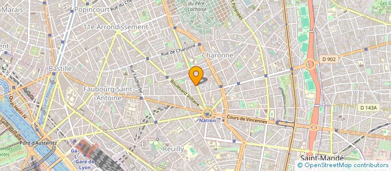 localisation de l'entreprise MONSIEUR ALAIN CHAINE  PARIS