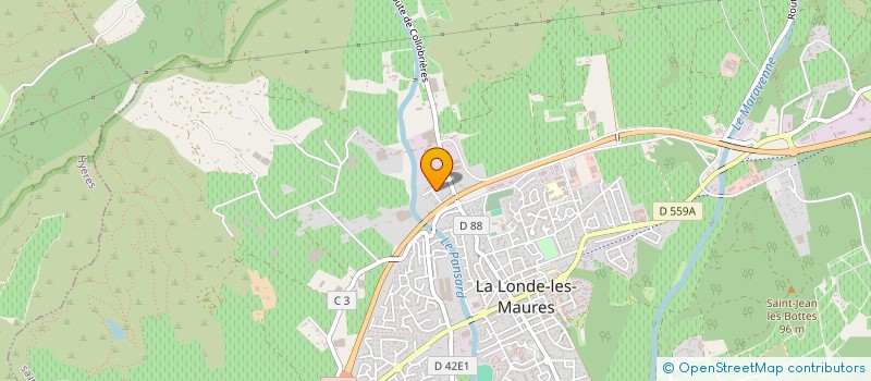 localisation de l'entreprise MONSIEUR ALAIN CHALMETON à LA LONDE-LES-MAURES