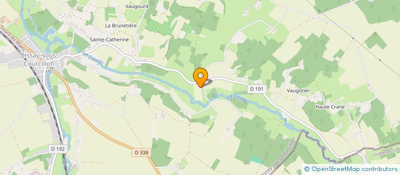 localisation de l'entreprise MONSIEUR ALAIN CHALUMEAU  DISSAY-SOUS-COURCILLON