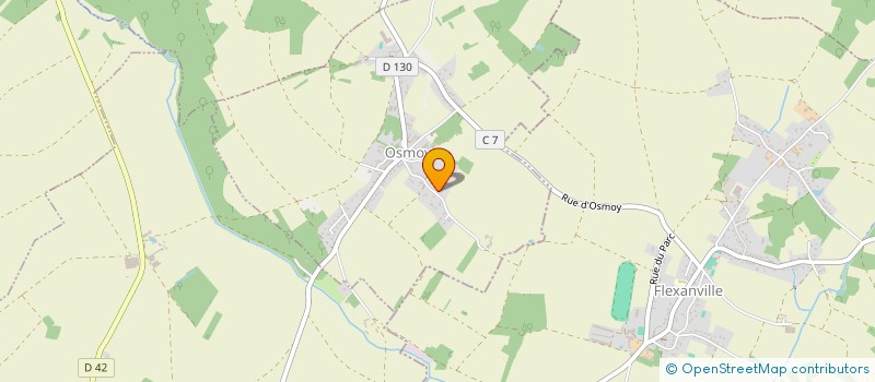 localisation de l'entreprise MONSIEUR ALAIN CHAMOIS  OSMOY