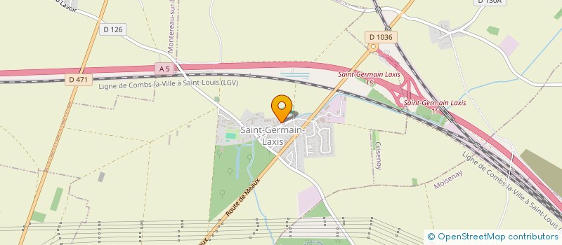 localisation de l'entreprise MONSIEUR ALAIN CHAMP  SAINT-GERMAIN-LAXIS