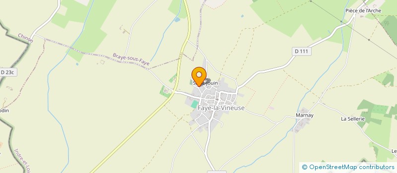 localisation de l'entreprise MONSIEUR ALAIN CHAMPIGNY  FAYE-LA-VINEUSE