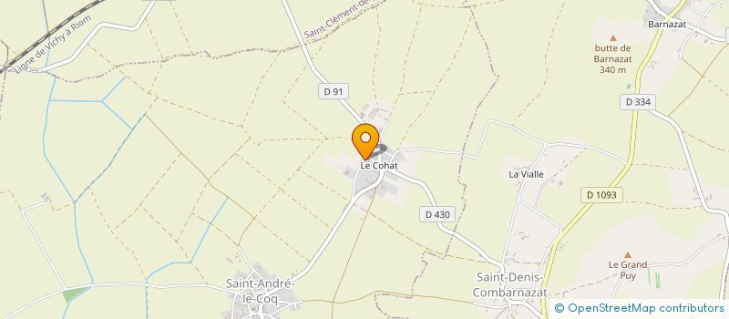 localisation de l'entreprise MONSIEUR ALAIN CHANONY  SAINT-ANDRE-LE-COQ