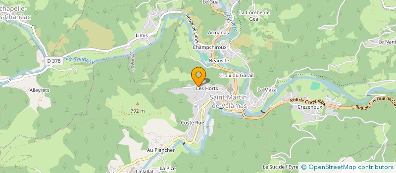 localisation de l'entreprise MONSIEUR ALAIN CHANTRE  SAINT-JULIEN-D'INTRES