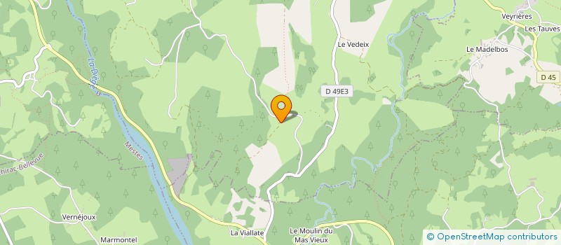 localisation de l'entreprise MONSIEUR ALAIN CHANUT  SAINT-EXUPERY-LES-ROCHES