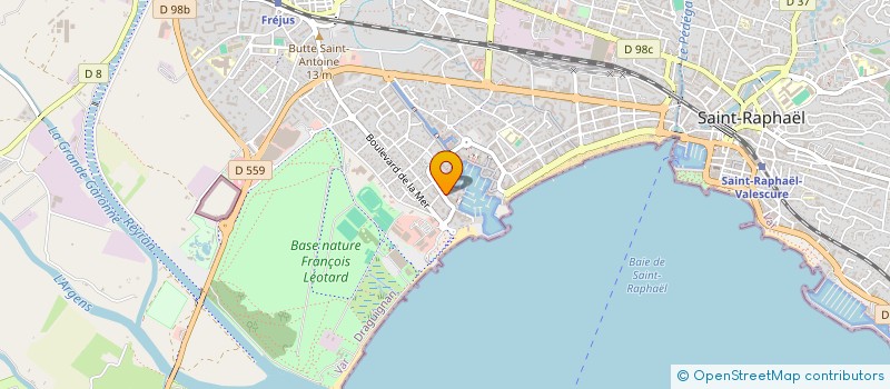 localisation de l'entreprise MONSIEUR ALAIN CHANUT à FREJUS