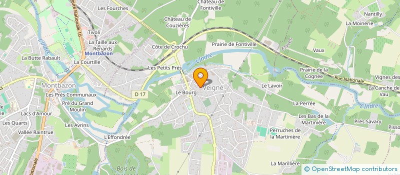 localisation de l'entreprise MONSIEUR ALAIN CHAPLIN à VEIGNE