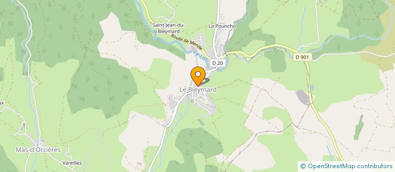 localisation de l'entreprise MONSIEUR ALAIN CHAPTAL à ALLENC