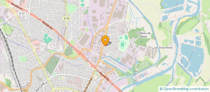 localisation de l'entreprise MONSIEUR ALAIN CHAPUIS à ROANNE