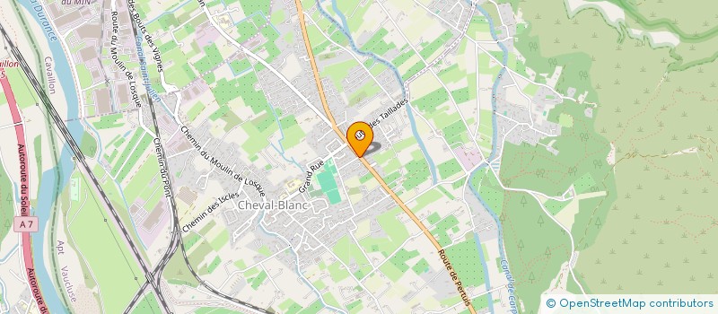 localisation de l'entreprise MONSIEUR ALAIN CHARLES  CHEVAL-BLANC