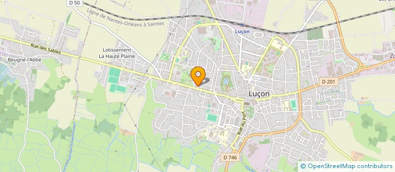 localisation de l'entreprise MONSIEUR ALAIN CHARPENTIER  LUCON