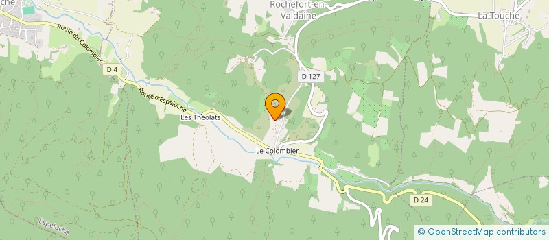 localisation de l'entreprise MONSIEUR ALAIN CHARRE  ROCHEFORT-EN-VALDAINE