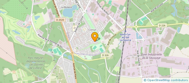 localisation de l'entreprise MONSIEUR ALAIN CHARRIERE  ORLEANS