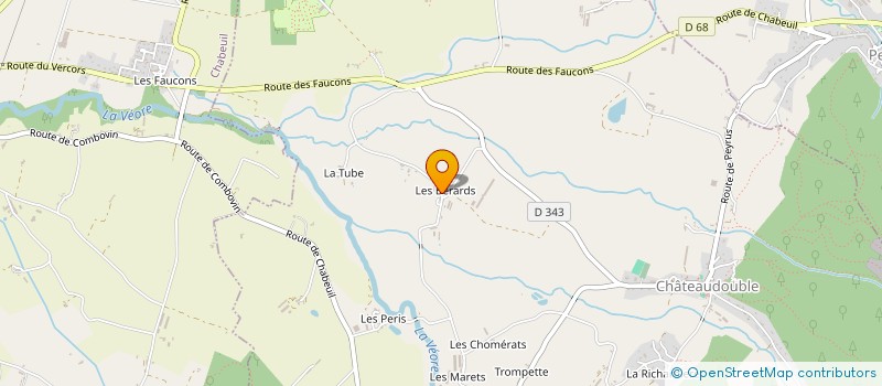 localisation de l'entreprise MONSIEUR ALAIN CHARRIERE à CHATEAUDOUBLE