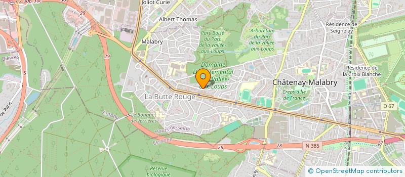 localisation de l'entreprise MONSIEUR ALAIN CHARRIRAS  CHATENAY-MALABRY