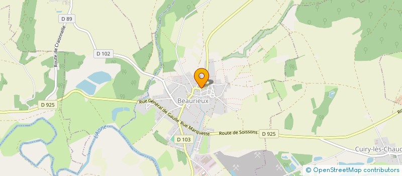 localisation de l'entreprise MONSIEUR ALAIN CHARTRON à BEAURIEUX