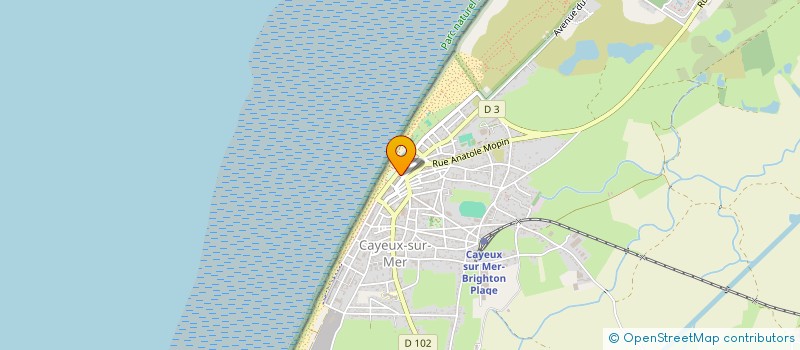 localisation de l'entreprise MONSIEUR ALAIN CHASPIERRE  CAYEUX-SUR-MER