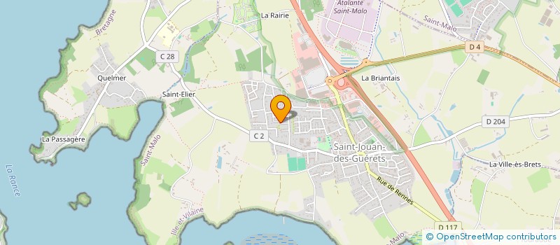 localisation de l'entreprise MONSIEUR ALAIN CHASSARD  SAINT-JOUAN-DES-GUERETS