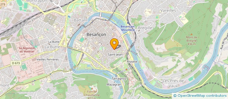 localisation de l'entreprise MONSIEUR ALAIN CHASTEL  BESANCON