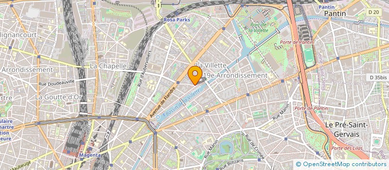 localisation de l'entreprise MONSIEUR ALAIN CHATELAIN à PARIS