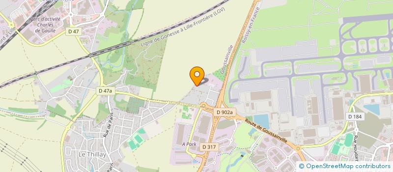 localisation de l'entreprise MONSIEUR ALAIN CHATELET  GOUSSAINVILLE