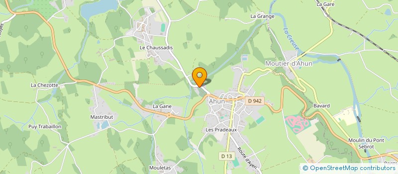 localisation de l'entreprise MONSIEUR ALAIN CHAULLET  MAISONNISSES