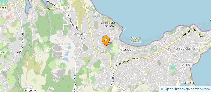 localisation de l'entreprise MONSIEUR ALAIN CHAUVEAU à PERROS-GUIREC