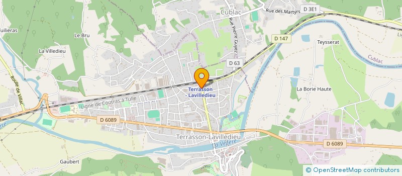 localisation de l'entreprise MONSIEUR ALAIN CHAUVEAU à TERRASSON-LAVILLEDIEU