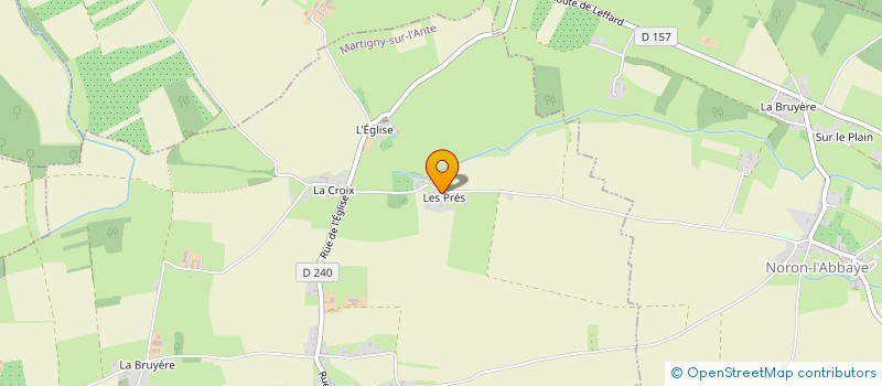 localisation de l'entreprise MONSIEUR ALAIN CHAUVET  SAINT-PIERRE-DU-BU