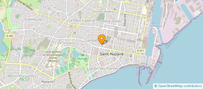 localisation de l'entreprise MONSIEUR ALAIN CHAUVET à SAINT-NAZAIRE