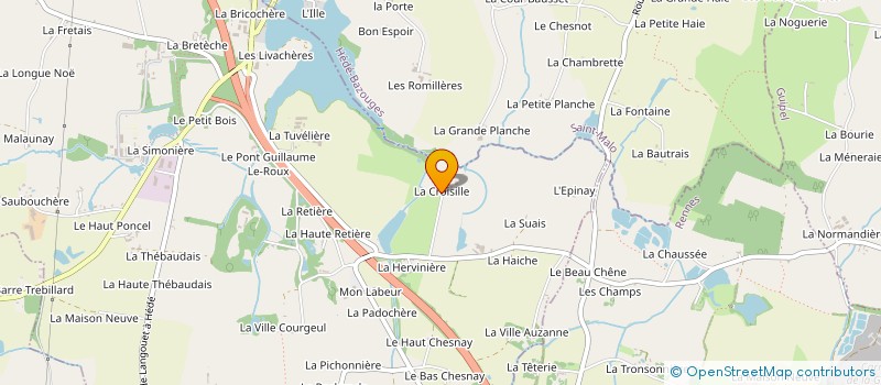 localisation de l'entreprise MONSIEUR ALAIN CHAUVIN à SAINT-SYMPHORIEN