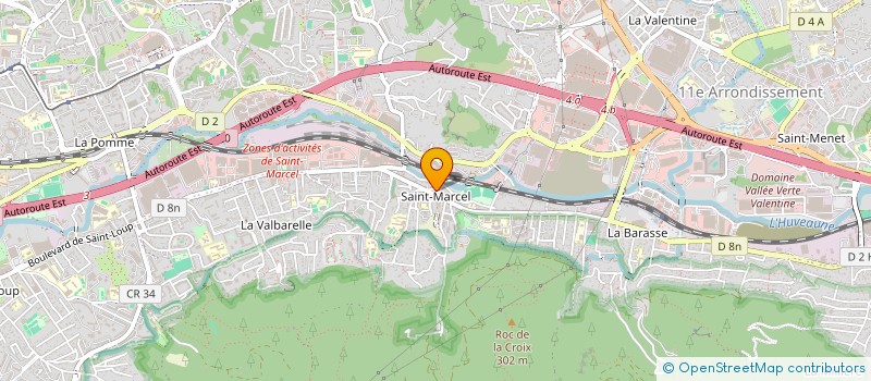 localisation de l'entreprise MONSIEUR ALAIN CHAUVIN  MARSEILLE