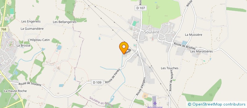 localisation de l'entreprise MONSIEUR ALAIN CHAUVINEAU  SOULAIRE-ET-BOURG