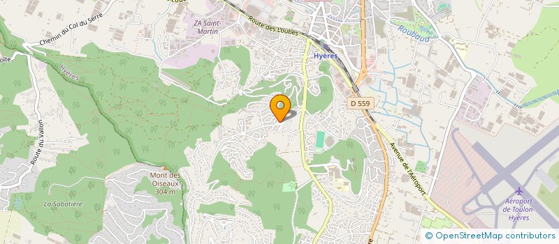 localisation de l'entreprise MONSIEUR ALAIN CHAVE  HYERES