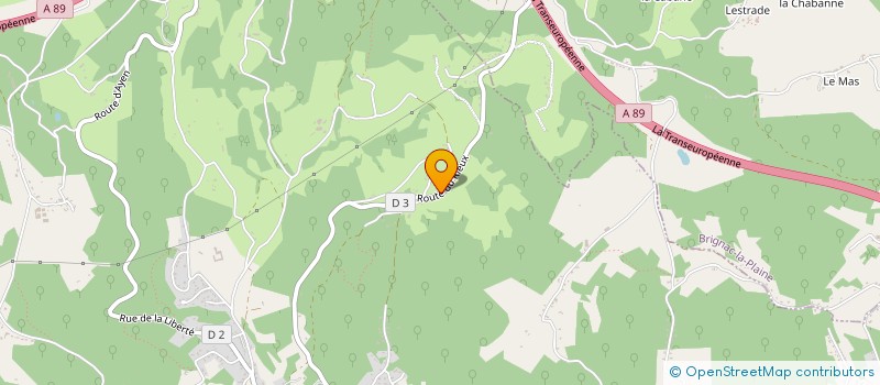 localisation de l'entreprise MONSIEUR ALAIN CHAZARAIN  CUBLAC