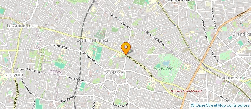 localisation de l'entreprise MONSIEUR ALAIN CHAZAUD à BORDEAUX