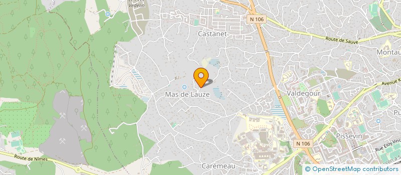 localisation de l'entreprise MONSIEUR ALAIN CHAZOT  NIMES