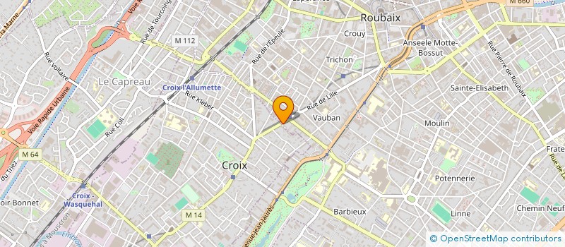 localisation de l'entreprise MONSIEUR ALAIN CHEBANCE  ROUBAIX