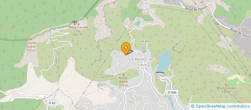 localisation de l'entreprise MONSIEUR ALAIN CHENAULT  LE REVEST-LES-EAUX